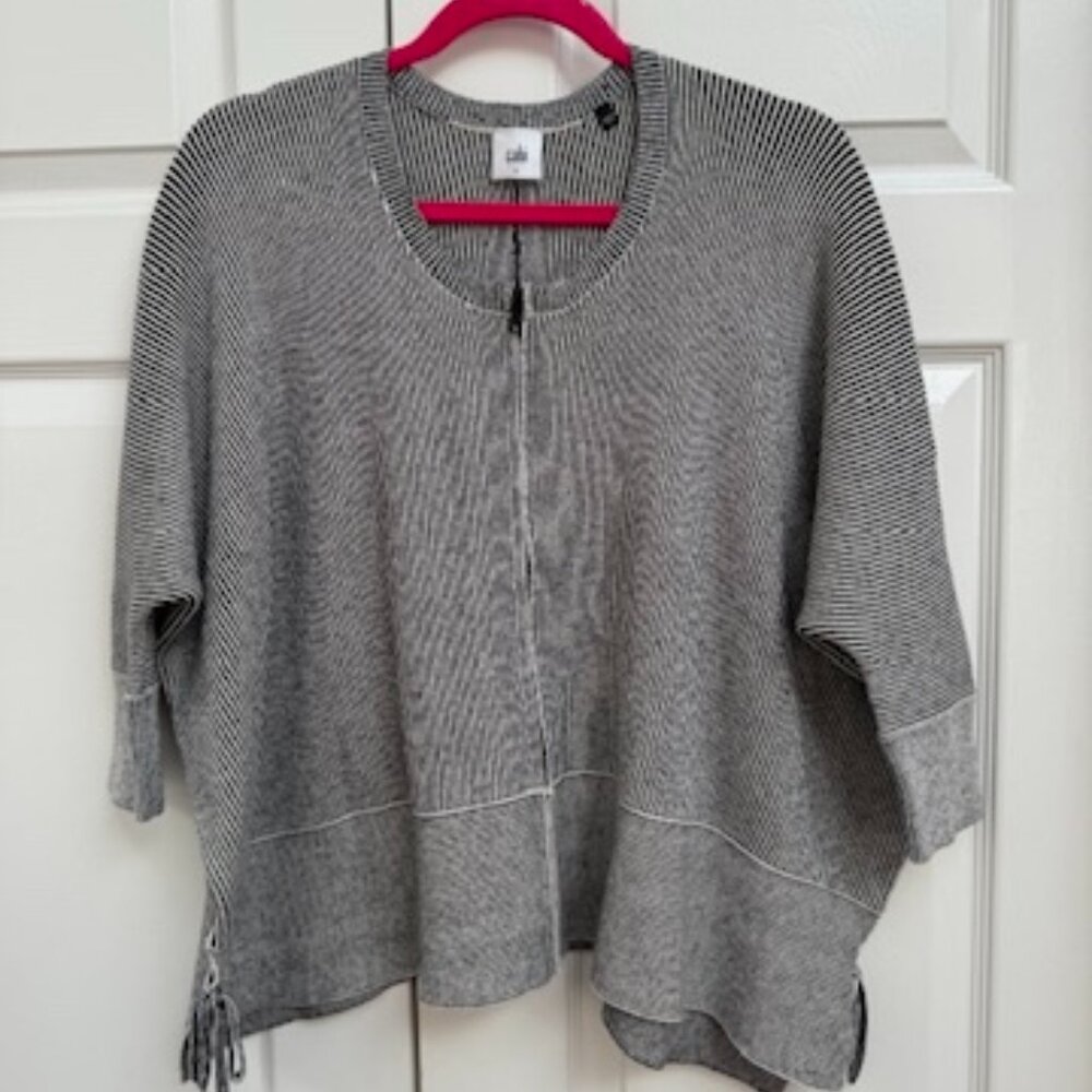 CAbi Cupid's Cardi Striped Sweater Size S